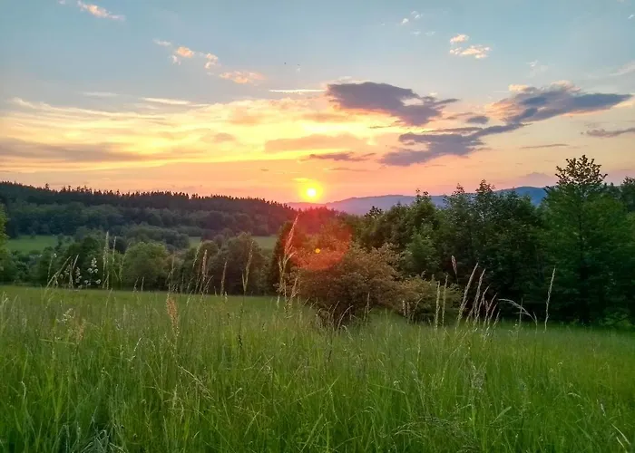 بيت خشبي Wierzbowy Jar - Natura Spokoj Sauna Kominek Karkonosze جانوفيتشي فيلكيه